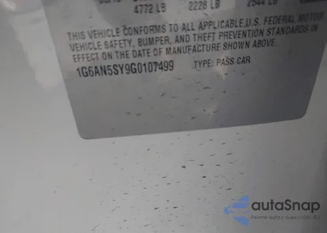 2016 Cadillac Ats-V from USA, damaged, VIN 1G6AN5SY9G0107499